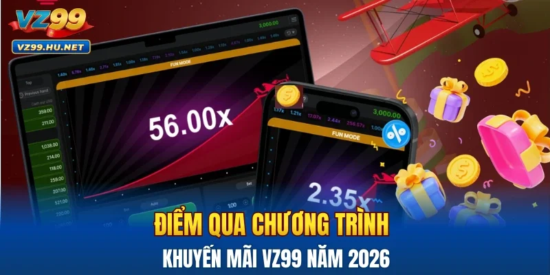 Điểm qua chương trình khuyến mãi VZ99 năm 2026